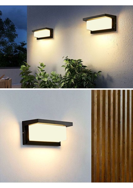 18W Su Geçirmez Bahçe Aplik Günışığı fırsatları