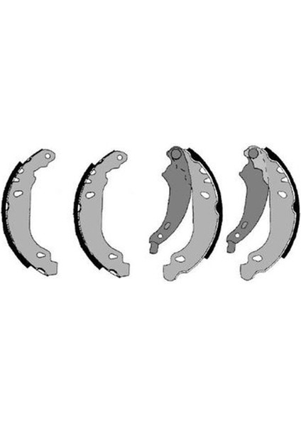 Renault Clio Symbol I,ıı 1.2-1.4-1.5 Dci-1.6-1.9d 2001-2014 Abssiz Arka Fren Balata Tk. 180X42MM