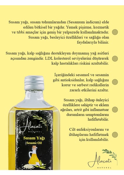 Susam Yağı 200 ml