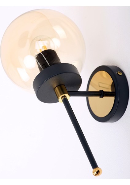 Tokyo Siyah Gold Bal Camlı Aplik fiyatları