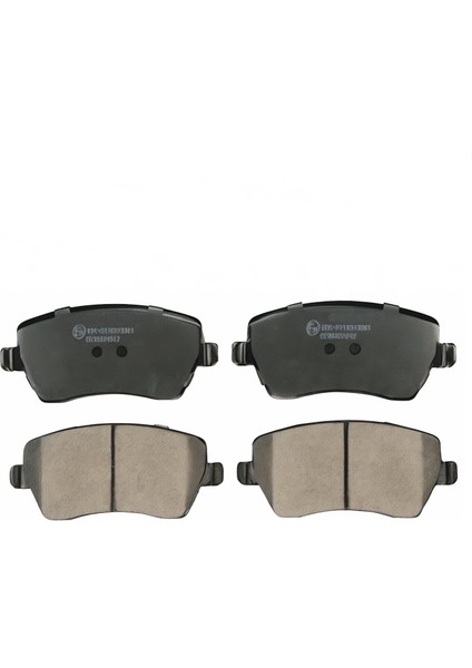 Renault Clio Iıı 2005-2012 Düz Orta Kulak Ön Fren Balatası Takım modelleri