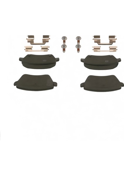 Renault Clio Iıı 2005-2012 Düz Orta Kulak Ön Fren Balatası Takım fırsatları