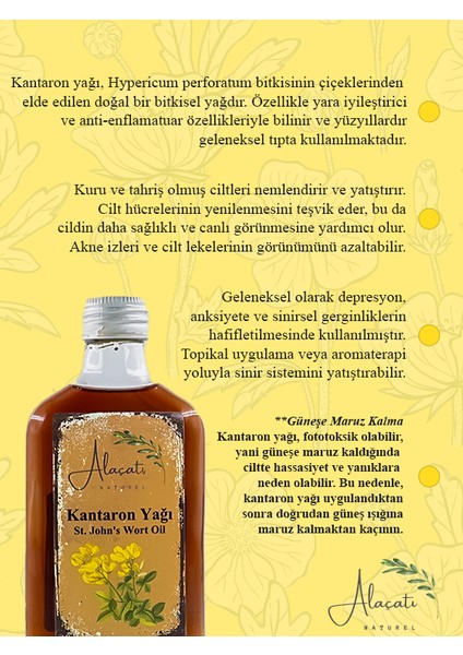 Sarı Kantaron Yağı 200 ml