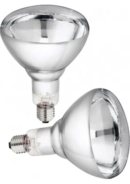 5 Adet Infrared Isıtıcı Lamba (375W) -Şeffaf