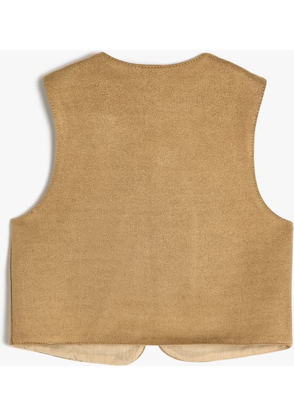 Çiçek Işleme Detaylı Kolsuz Pamuklu Yelek fiyatları