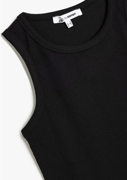 Bisiklet Yaka Kolsuz Slim Fit Basic Atlet modelleri