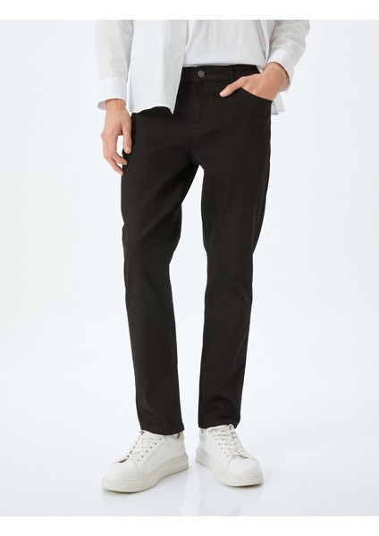 Slim Fit Kot Pantolon - Brad Jean