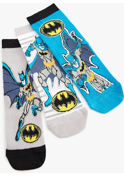 3'lü Batman Baskılı Çorap Seti Lisanslı fiyatları