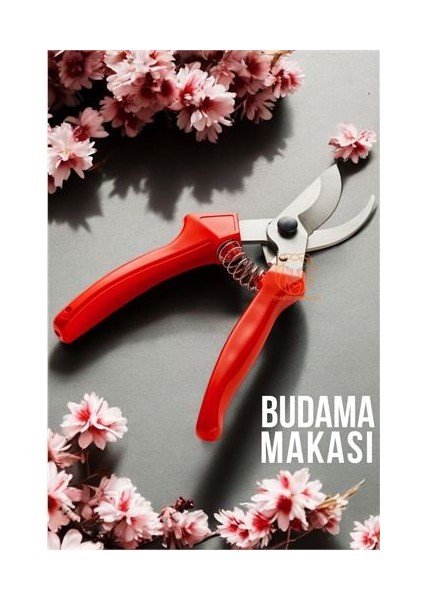 Modacar Budama Makası Ağaç Bitki Çiçek Budayıcı Makas