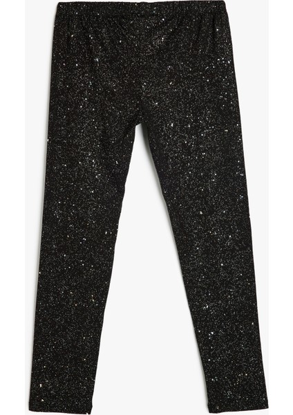 Sim Detaylı Beli Lastikli Pamuklu Tayt fiyatları