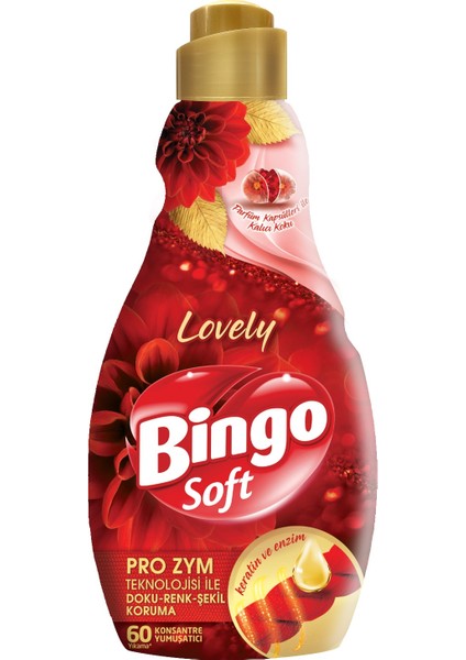 Soft Çamaşır Yumuşatıcı Konsantre 1440 ml Lovely 3'lü Set fiyatları
