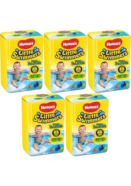 Little Swımmers Mayo Bebek Bezi Beden:3-4 (7-15 kg) 60 Adet (5 Paket *12)