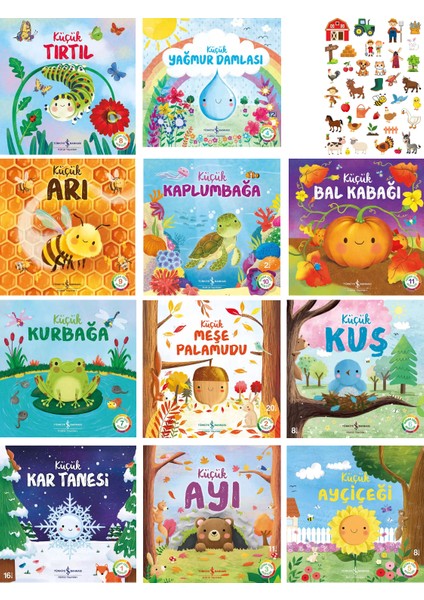 Doğanın Eşsiz Hikayeleri 11 Kitap Dev Set + A4 Sticker