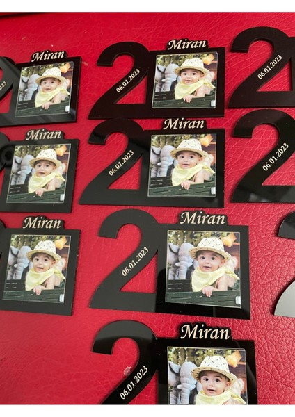 2 Yaş Resimli Magnet 10 Adet
