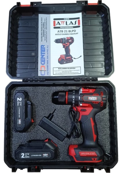 Atb 21 BLPD-202C 21V Çift Akülü Kömürsüz Darbeli Matkap modelleri