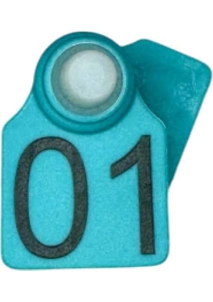 500 Adet Turkuaz Renk Küçükbaş (Koyun-Keçi) Hayvan Küpesi modelleri