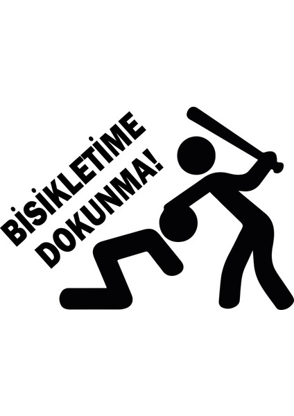 Bisikletime Dokunma Sticker Araç Sticker Araba Sticker Oto Sticker