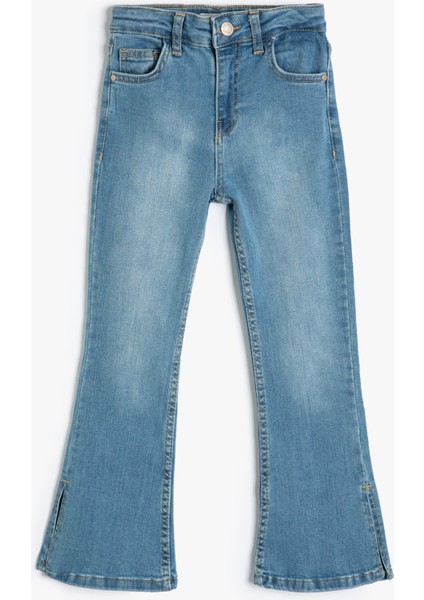 Kız Çocuk Ispanyol Paça Kot Pantolon - Flare Jean