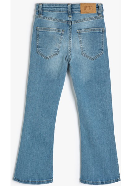 Kız Çocuk Ispanyol Paça Kot Pantolon - Flare Jean