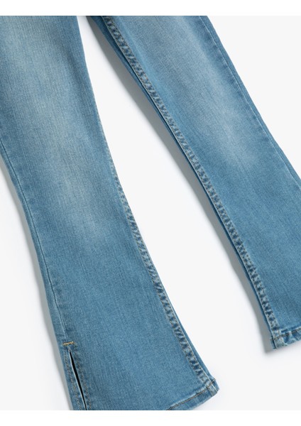 Kız Çocuk Ispanyol Paça Kot Pantolon - Flare Jean