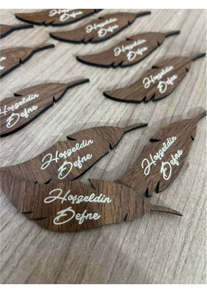 Yaprak Magnet Yeni Doğan Magnet Ahşap Magnet 10 Adet fiyatları