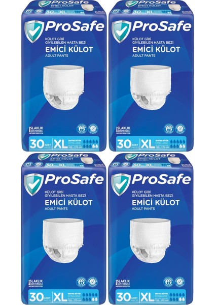 Emici Külot Hasta Bezi Xl-Extra Large 120 Adet (4pk*30)
