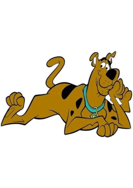 100X70MM Scooby Doo Sticker