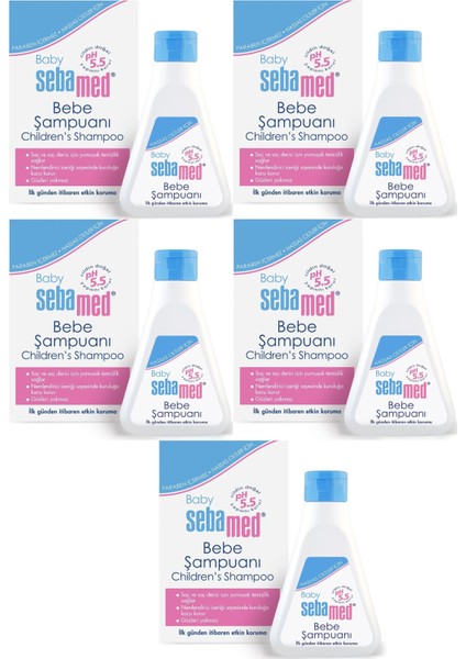 Bebek Şampuanı 250ML (5 Li Set)