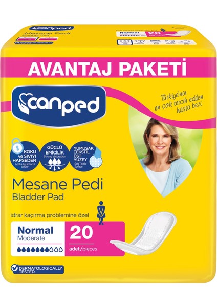 Mesane Pedi Avantaj Pk Klasik M-Orta Boy Normal 40 Adet