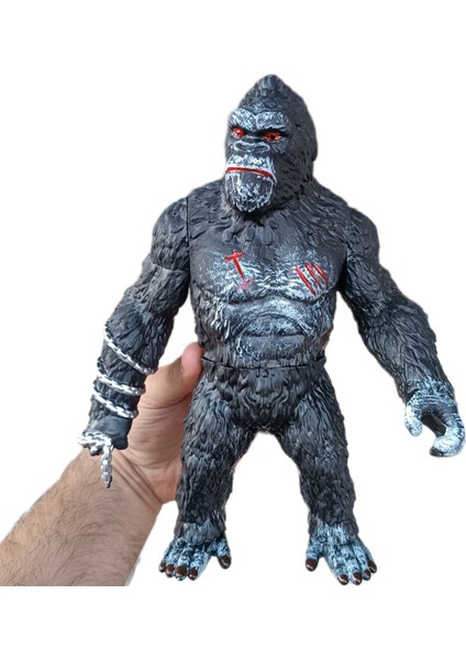 Godzilla Vs. Kong Giant King Kong Kral Goril Eklemli Aksiyon Figür Karakter Oyuncak Büyük Boy 25 cm