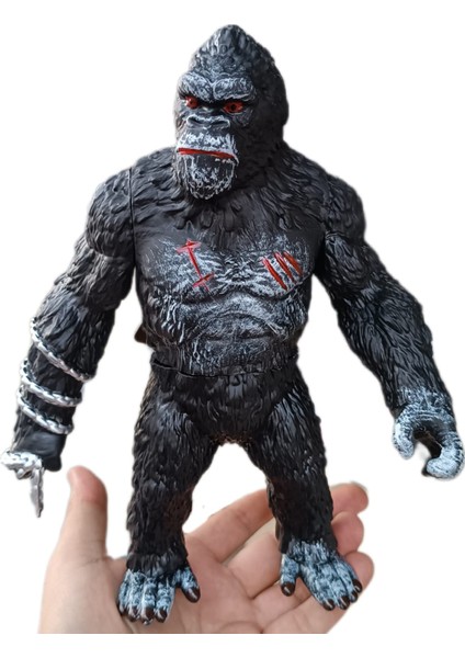 Godzilla Vs. Kong Giant King Kong Kral Goril Eklemli Aksiyon Figür Karakter Oyuncak Büyük Boy 25 cm