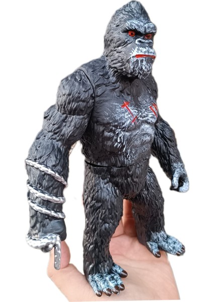 Godzilla Vs. Kong Giant King Kong Kral Goril Eklemli Aksiyon Figür Karakter Oyuncak Büyük Boy 25 cm