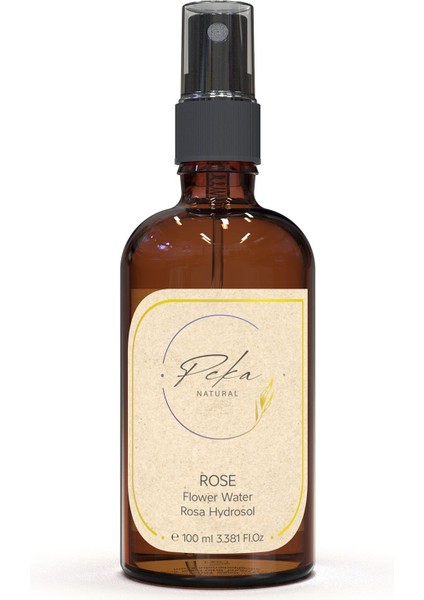 Gül Hidrosolü 100 ml - Gül Suyu - Rose Flower Water - Rosa Hydrosol