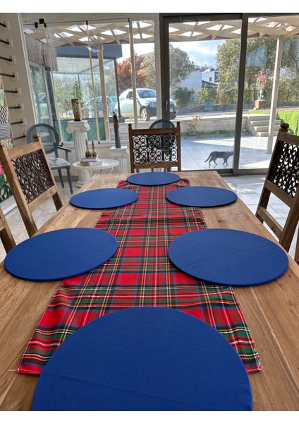 Ekose Desen Runner Supla Set