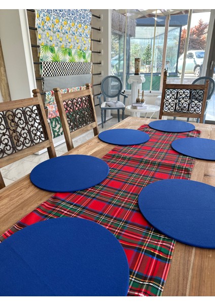 Ekose Desen Runner Supla Set