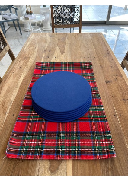 Ekose Desen Runner Supla Set
