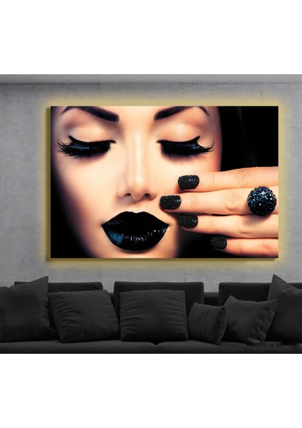LED Işıklı Kanvas Tablo, 3D Dekoratif Baskılı Tablo Yapay Zeka Destekli Modern Tasarımlar 431