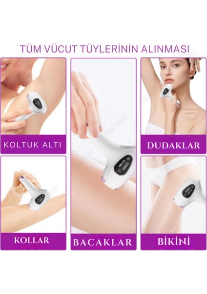 Trend Farma Hediyeli Soğuk Buz Ipl Lazer Epilasyon Cihazı - 999.999 Atım, Ağrısız Buz Lazer