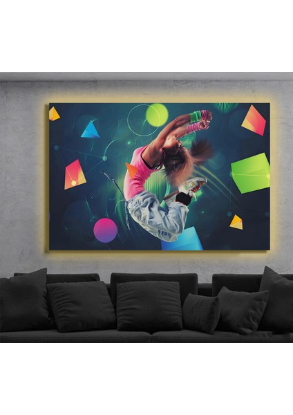 LED Işıklı Kanvas Tablo, 3D Dekoratif Baskılı Tablo Yapay Zeka Destekli Modern Tasarımlar 216