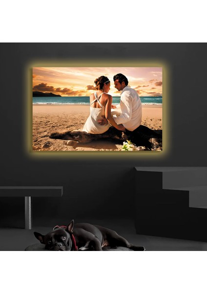 LED Işıklı Kanvas Tablo, 3D Dekoratif Baskılı Tablo Yapay Zeka Destekli Modern Tasarımlar 360 fiyatları