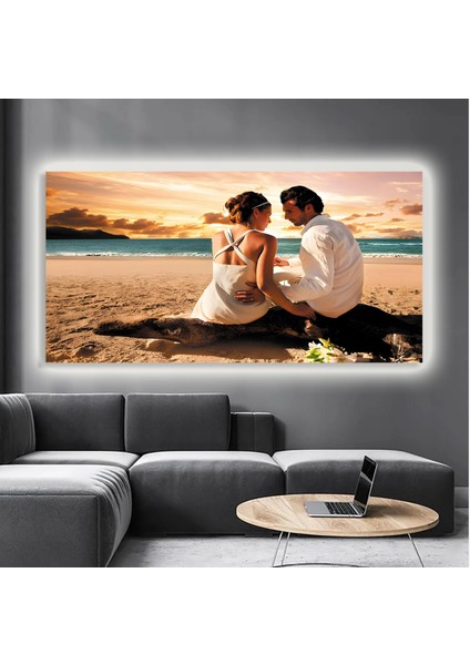 LED Işıklı Kanvas Tablo, 3D Dekoratif Baskılı Tablo Yapay Zeka Destekli Modern Tasarımlar 360 modelleri