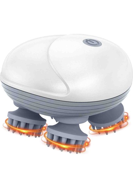 Kablosuz Kafa Masaj Aleti Taşınabilir Evcil Hayvan Kafa Derisi Tüm Vücut Masaj Aleti