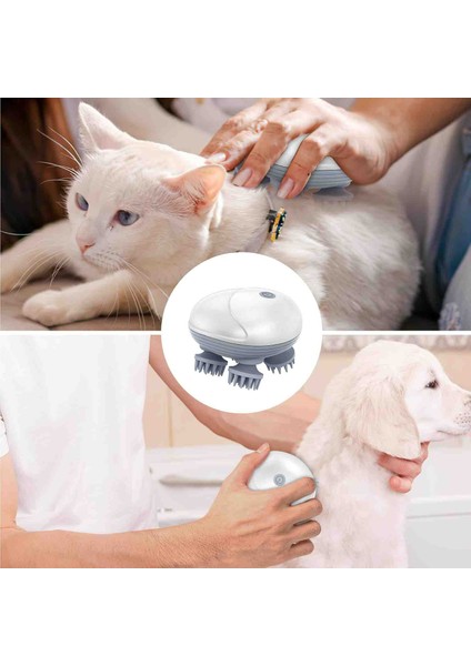 Kablosuz Kafa Masaj Aleti Taşınabilir Evcil Hayvan Kafa Derisi Tüm Vücut Masaj Aleti modelleri