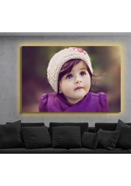 LED Işıklı Kanvas Tablo, 3D Dekoratif Baskılı Tablo Yapay Zeka Destekli Modern Tasarımlar 353