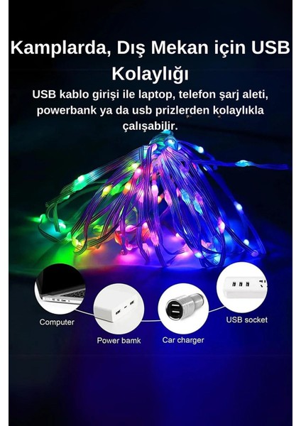 Sese Duyarlı Telefon ve Kumanda Kontrollü Magic LED - Su Geçirmez- Yeni Nesil