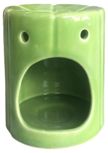 Seramik Yeşil Çiçek Model Buhurdanlık fiyatları