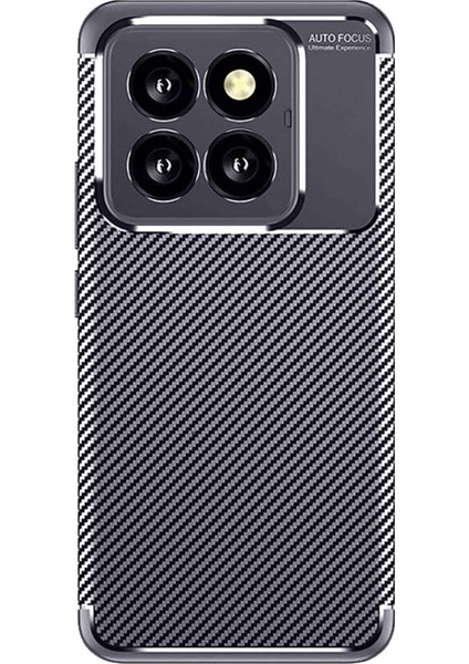 Xiaomi Mi 14T Pro Kılıf Auto Focus Karbon Kapak - Lacivert Nrmsa