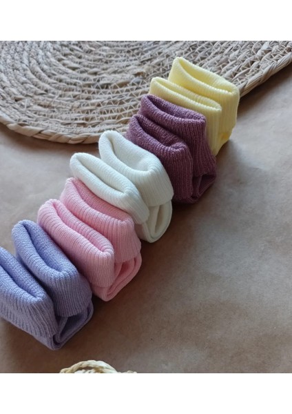 Organik Bambu Iplik Dokumalı 5'li Bebek Çorap Seti fiyatları