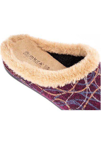 zera Anatomik Taban Kadın Ev Terliği - Bordo - 37 modelleri