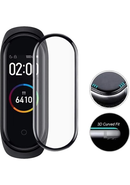 Xiaomi Mi Band 9 / Mi Band 8 Uyumlu Full Nano Jelatin Ekran Koruyucu